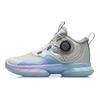 Li Ning Wade Rebirth Anti-Slip Shock Absorbing Durable Lightweight Rebound Mid-Top Kids Basketball Shoes Kids Basketball Shoes White Pink YKBR030-1