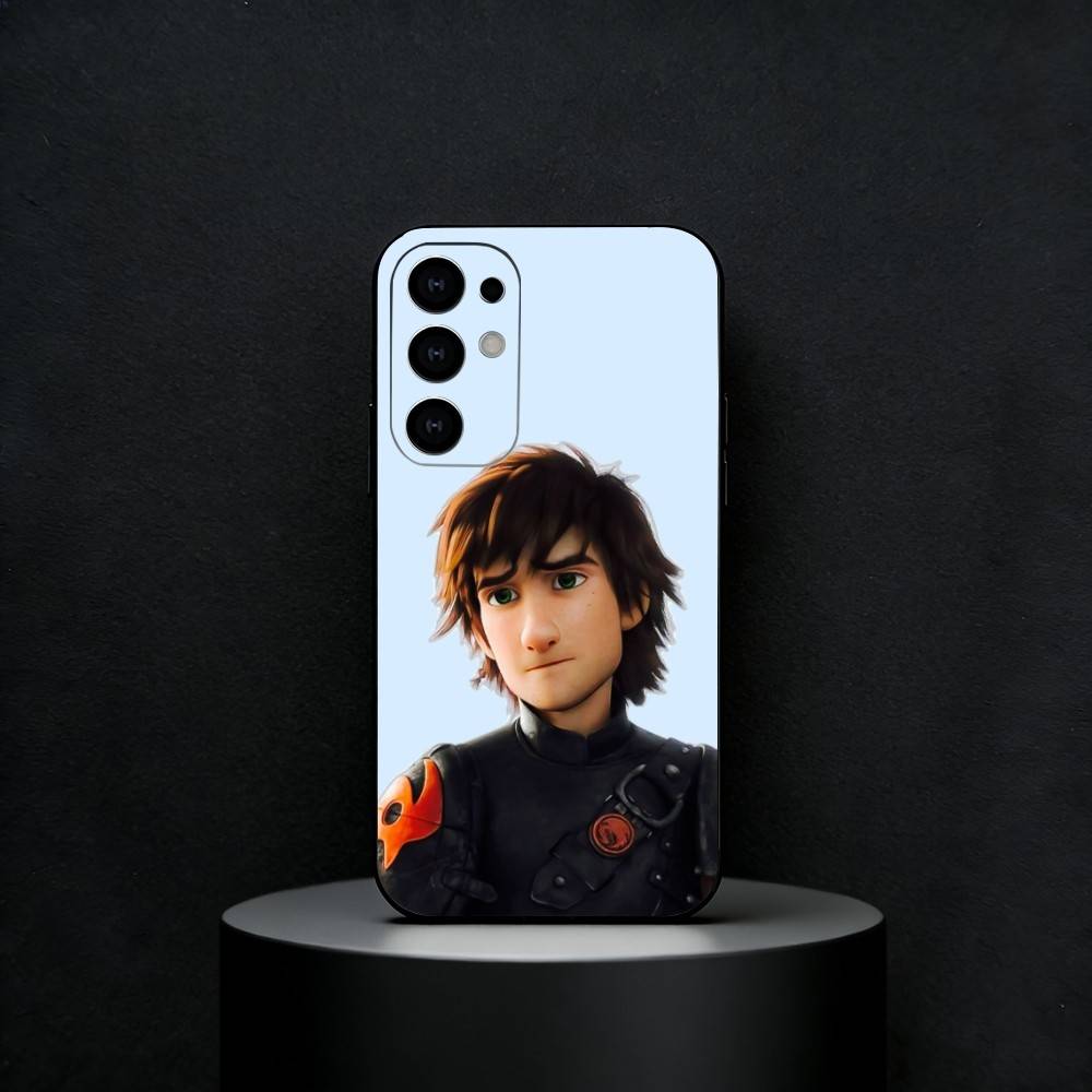 How To T-Train Your D-Dragon Phone Case For Samsung S25,24,23,22,30,21,10,9,Ultra,Plus,FE 5G Black Soft Case