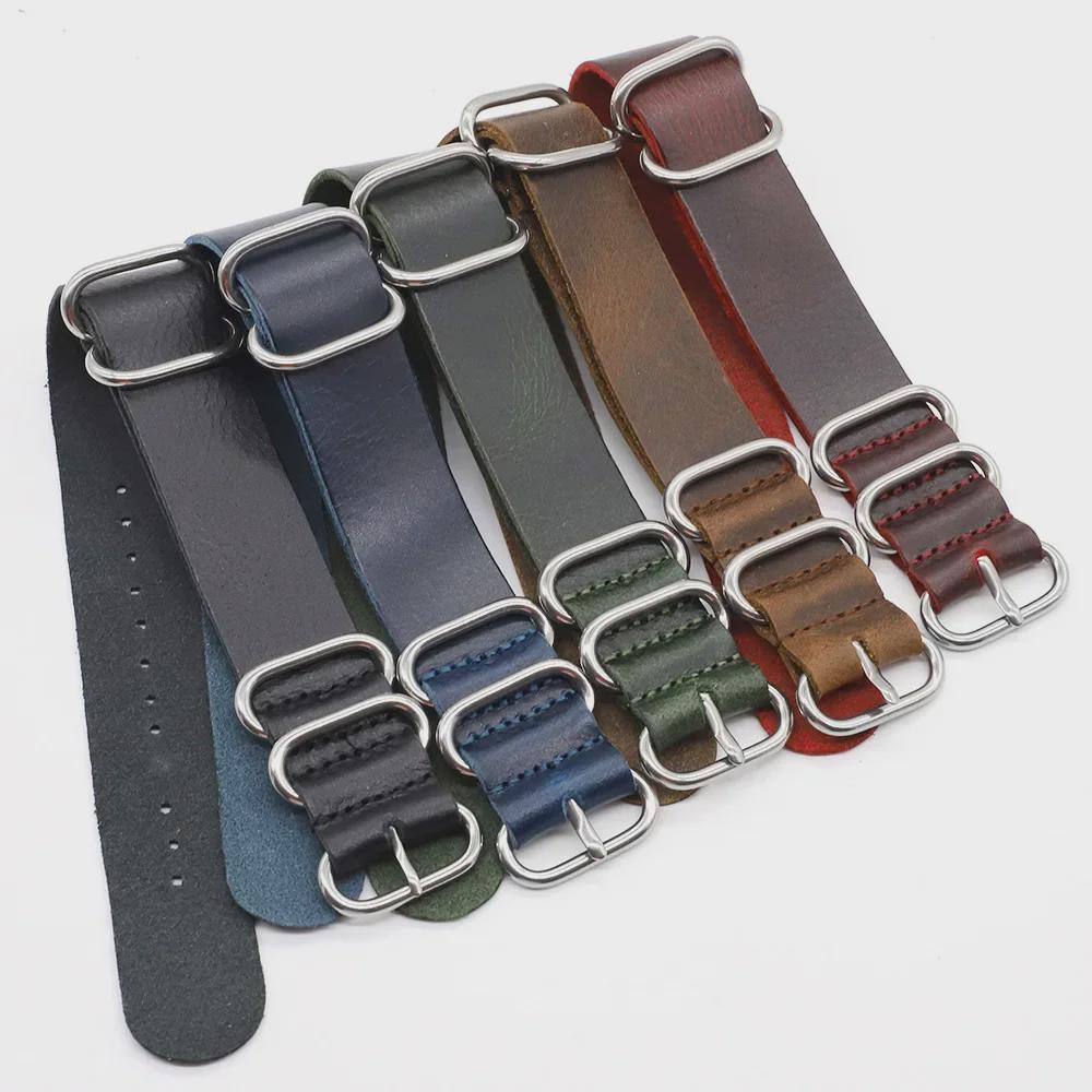 Extra långt äkta läderarmband med burst-mönster för män och kvinnor