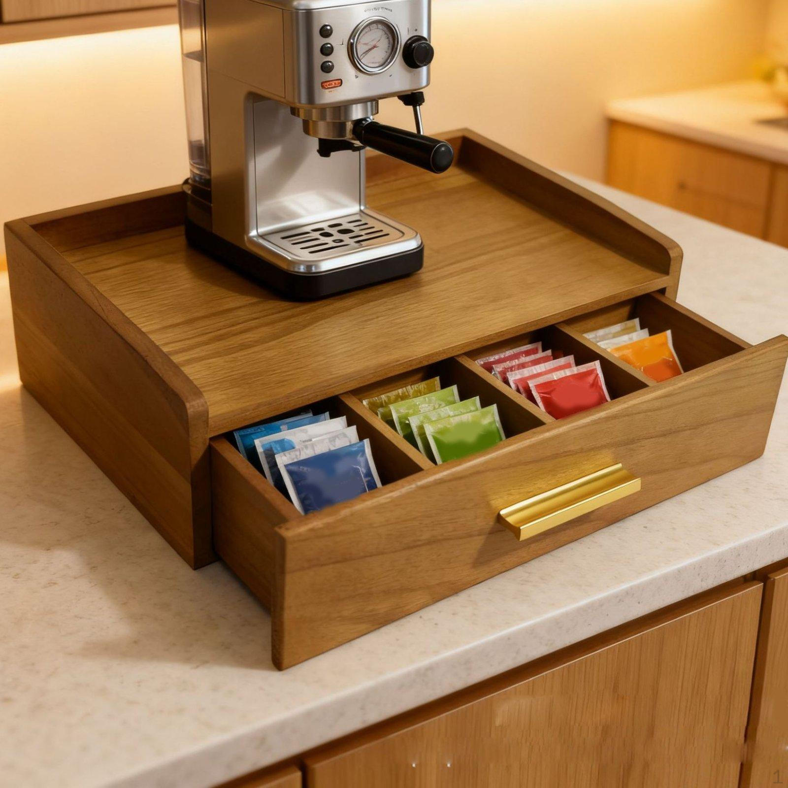 Organizer Rustic Organization Teabag Holder for