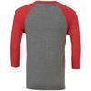 Canvas Mens 3/4 Sleeve Baseball T-Shirt