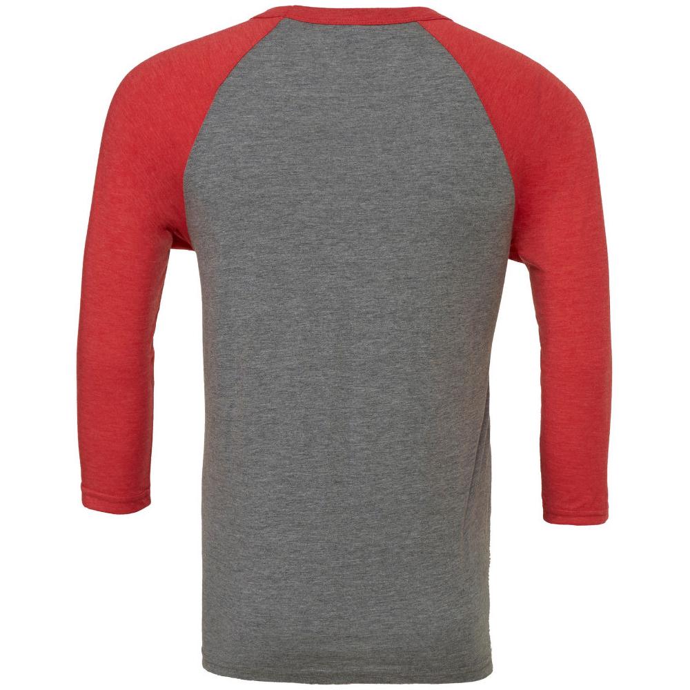 Canvas Mens 3/4 Sleeve Baseball T-Shirt