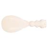 Cute Bunny Non Stick Rice Spoon Threedimensional Standable Rabbit Rice Scoop for Rice Cooker(Beige )