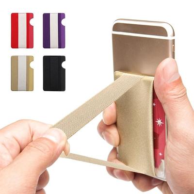 Horizontal Bag Lycra Elastic Mobile Phone with Anti Scanning and Traceless Public Transportation Card ID Card Holder
