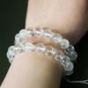 [Natural Stone] Quartz Crystal Bracelet Beads String 10mm [Approx. 38 Beads] Power Stone Crafts Handmade Accessories Parts Sparkling Round NS-006