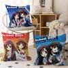 Anime SSchool DDays Katsura Kotonoha Pillow Covers Cartoon Sofa Decorative Home Doublesided Printing Short Plush Cute