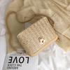 Straw Woven Messenger Bag Casual Shell Summer Beach Women Crossbody Handbags