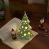 Creative Atmosphere Light Ceramic Projector Lamp Christmas Tree Statue  Festival