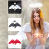 Classy Fairy Fancy Dress Feather Angel Wings Halo Hair Hoop Adult Child Feather Costume for Halloween Christmas
