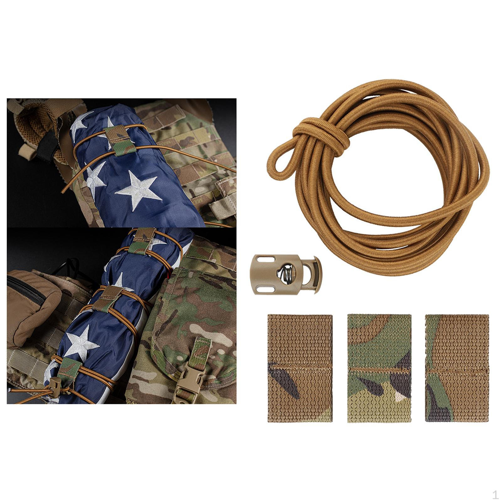 

Наружный эластичный органайзер с застежкой, многофункциональный ремень для охотничьего снаряжения brown1