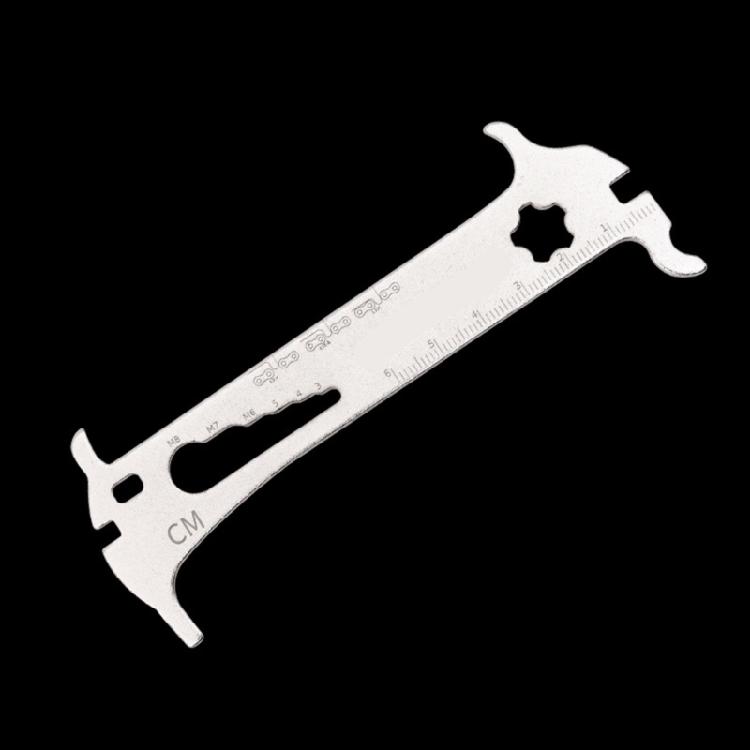 Compacts Bike Chain Wear Detector Stainless Steel Cycling Chain Gauges Suitable for Various Chain Size