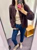 Autumn Retro Soft Knit Button-Up Cardigan - Standard Fit