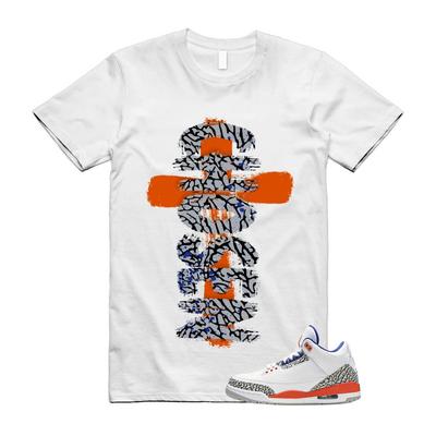 3 White Old Royal Blue University Orange Tech Grey T Shirt Match CHOSEN