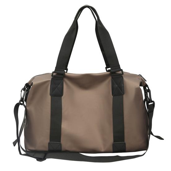 

Портативная дорожная сумка большой вместимости с несколькими отделениями, застежка-молния, водонепроницаемая дорожная сумка, спортивная сумка кофейный