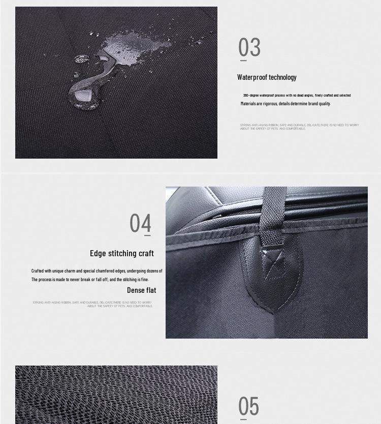 Waterproof Pet Car Seat Cover for Medium to Large Dogs – Dirt-Proof and Ideal for Back Seats.
