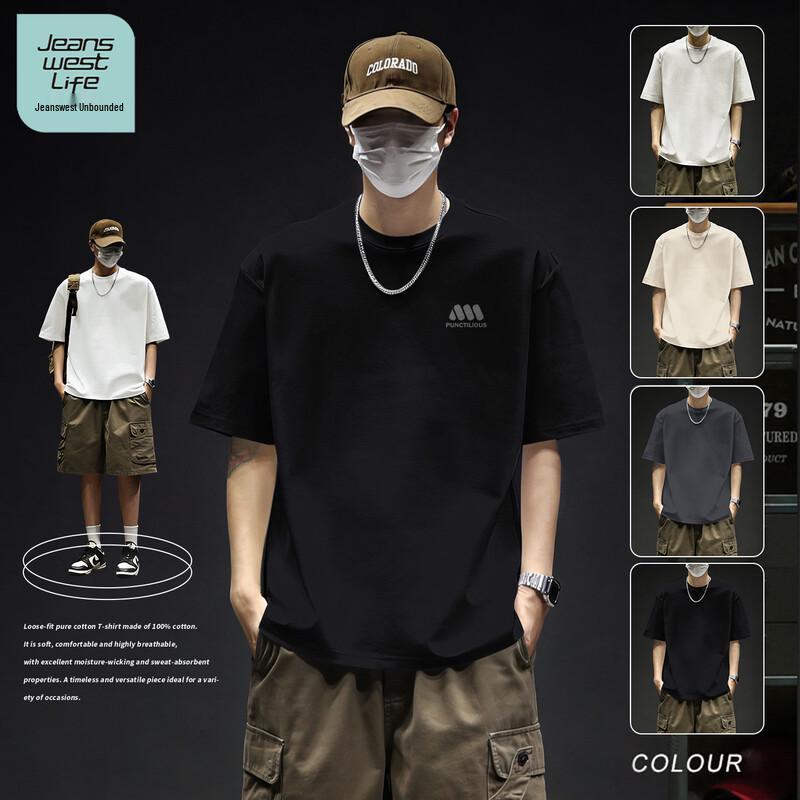 JEANSWEST LIFE Men s Pure Cotton Graphic T-Shirt L
