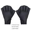 1 Pair Swimming Gloves Water Resistance Adjustable Wrist Strap Half Finger Aquatic Swimming