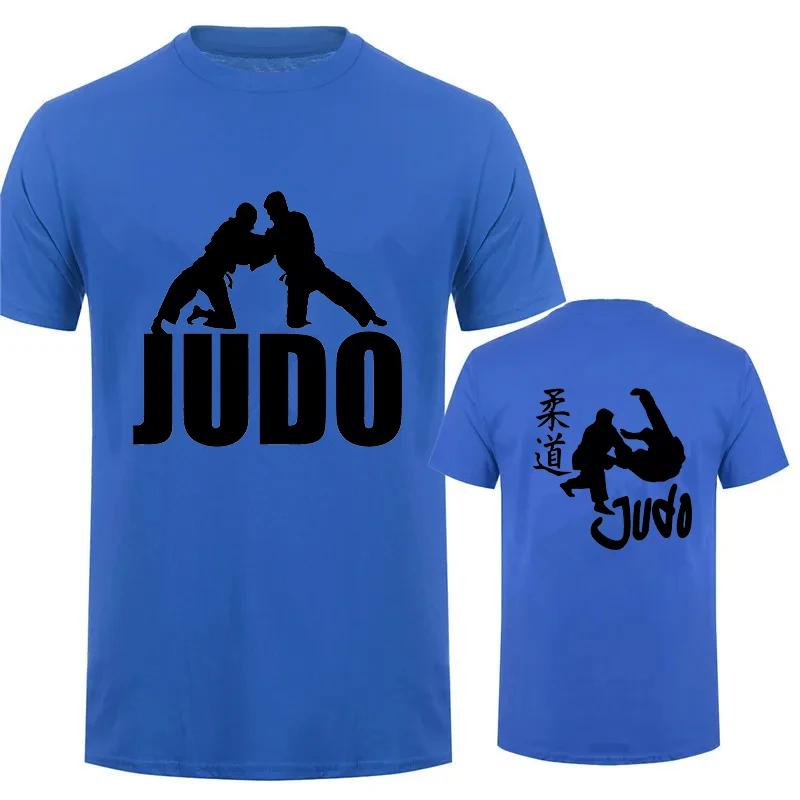 Judo T-shirt for Men Summer T-shirt Tops Teenager Boy Judo Print Tshirt Tops Tees Anime T Shirt Short Sleeve Men Brand Clothing
