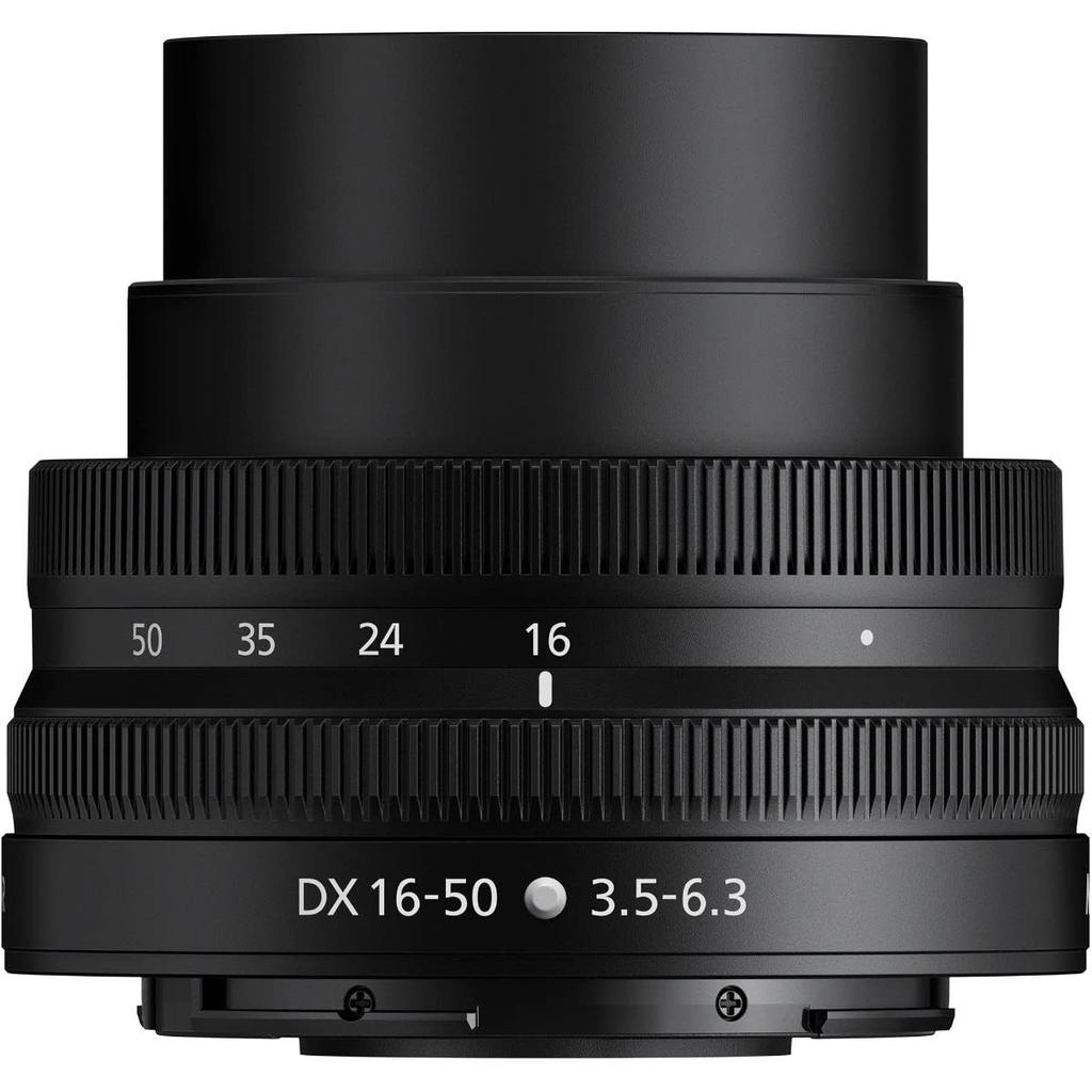 Nikon Standard Zoom Lens NIKKOR Z DX VR Z Mount DX Lens Black 16-50mm f/3.5-6.3 NZDXVR16-50