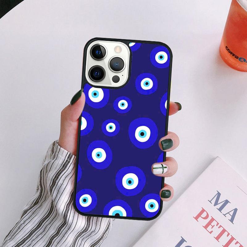 Evil eye Phone Case For iPhone 17 Air 14 13 12 16Pro Max 15 11  Plus Max Cover Shell coque