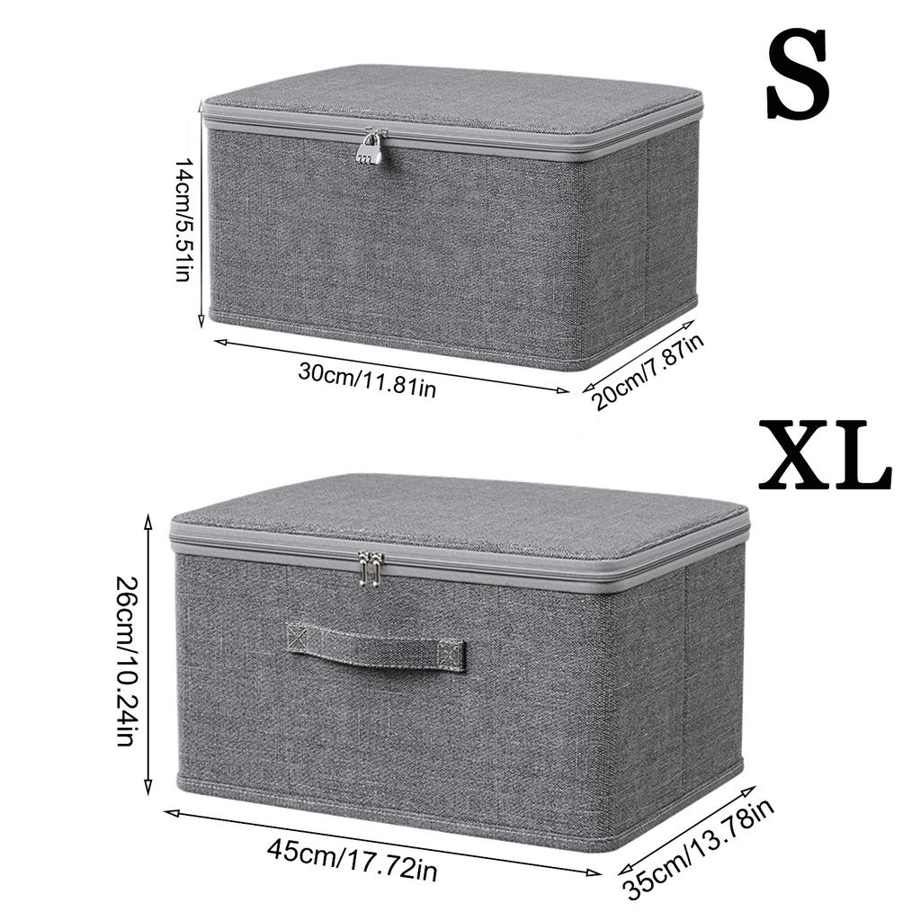 Lockable box Clothes Organizer With Password Lock Pants Sweater Layered Storage Cabinets Jeans Privacy Storage Organizers