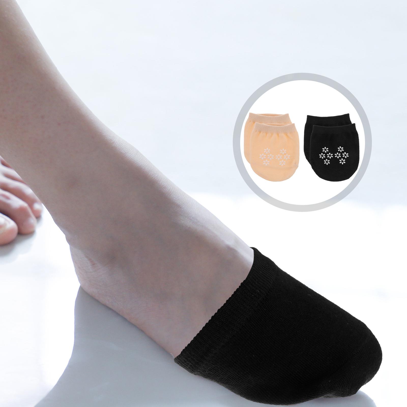 

10 пар женских носков с полупальцами, бесшовные носки-мюли с захватом, нейлон для женских мюлей 9.00X7.50X0.35CM