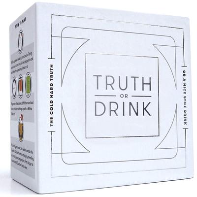 Truth or Drink Card Game by Cut, Unleash Your Secret with Hilarious & Personal Questions, Famed Social Media Game for Party & Game Night