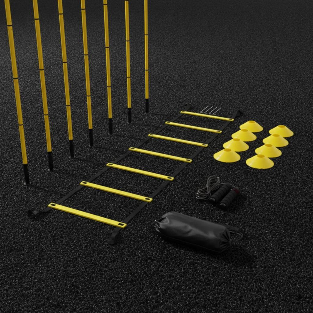 Agility Ladder Set Portable Soccer Training Equipment Complete