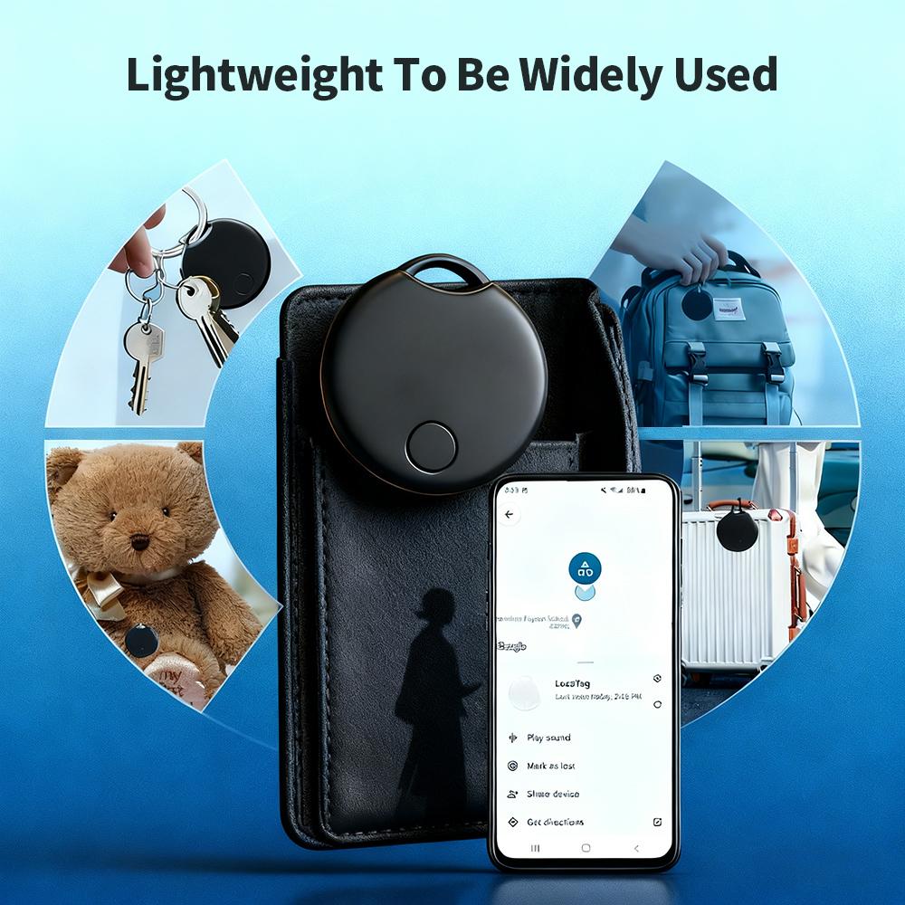 1/4-pcs App Remote Locating Tracker Keys Bag Long-Distance Finder for Android Google Find Hub Voice Smart Tag for Pixel Vivo GMS