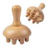 Brosse de Massage en Bois Lisse Sans Ébavures Design Ergonomique Facile à Utiliser Portable Brosse Anti-Cellulite pour le Corps pour Hommes Femmes