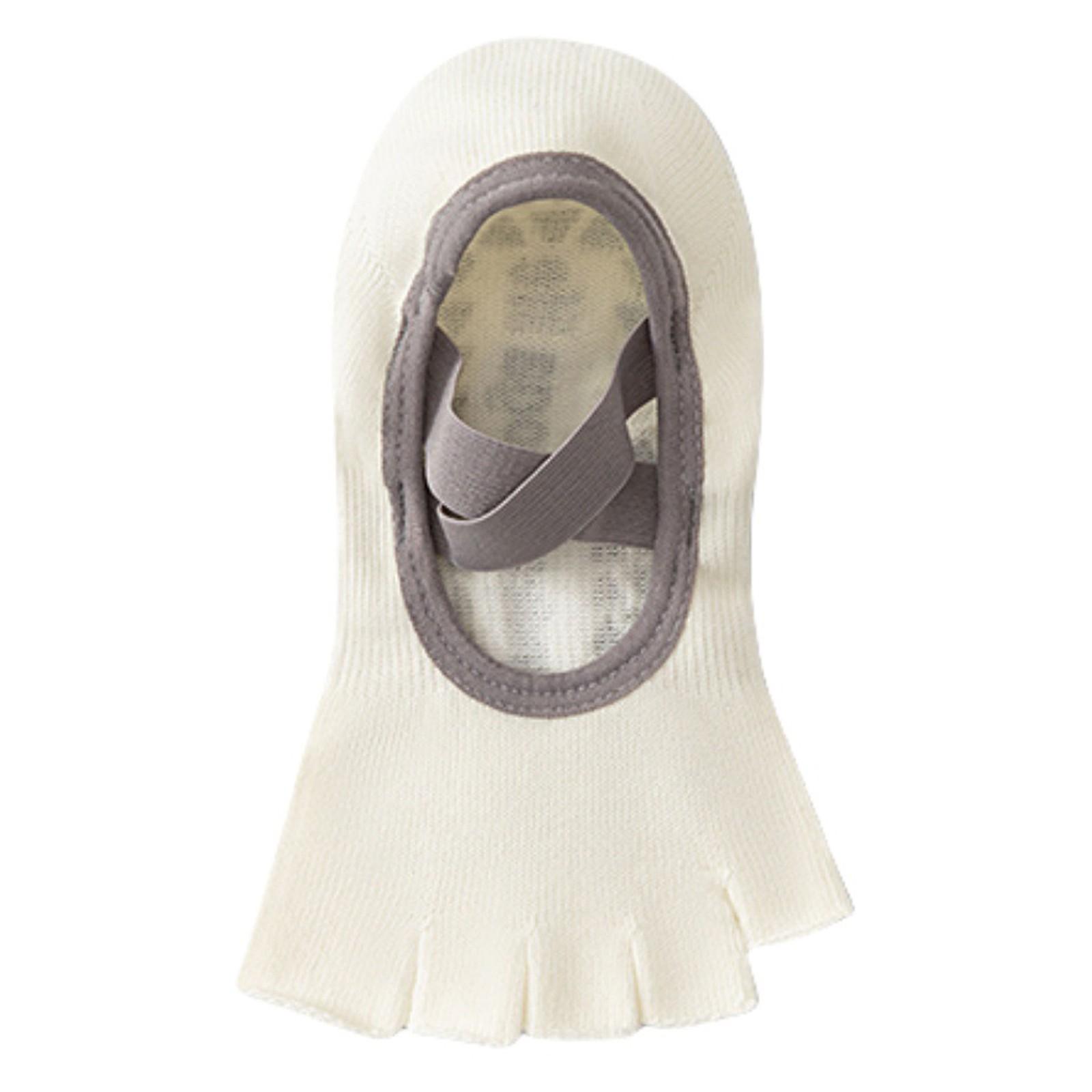 

Женские носки для йоги с открытыми пальцами, нескользящие, для ухода за ногами, с раздельными пальцами One Size белый