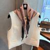 Literary small floral cotton and linen headband silk scarf women's spring and autumn waist scarf versatile decorative scarf headscarf triangular scarf