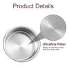 Uxcell 1pc 54mm Coffee Filter Basket, 2-Cup Stainless Steel Reusable Espresso Coffee Machine Bowl Basket Replacement