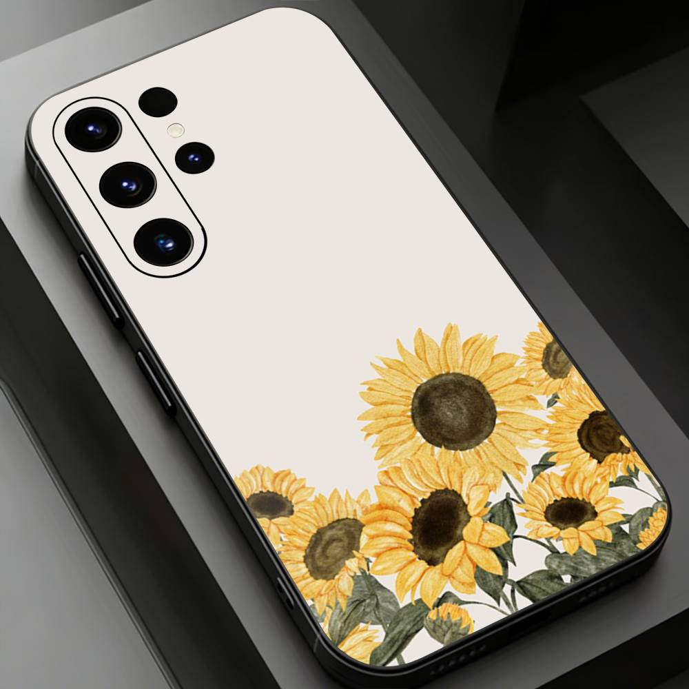 Sunflower Phone Case For Samsung Galaxy S26,25,24,23,22,21,20Plus Ultra