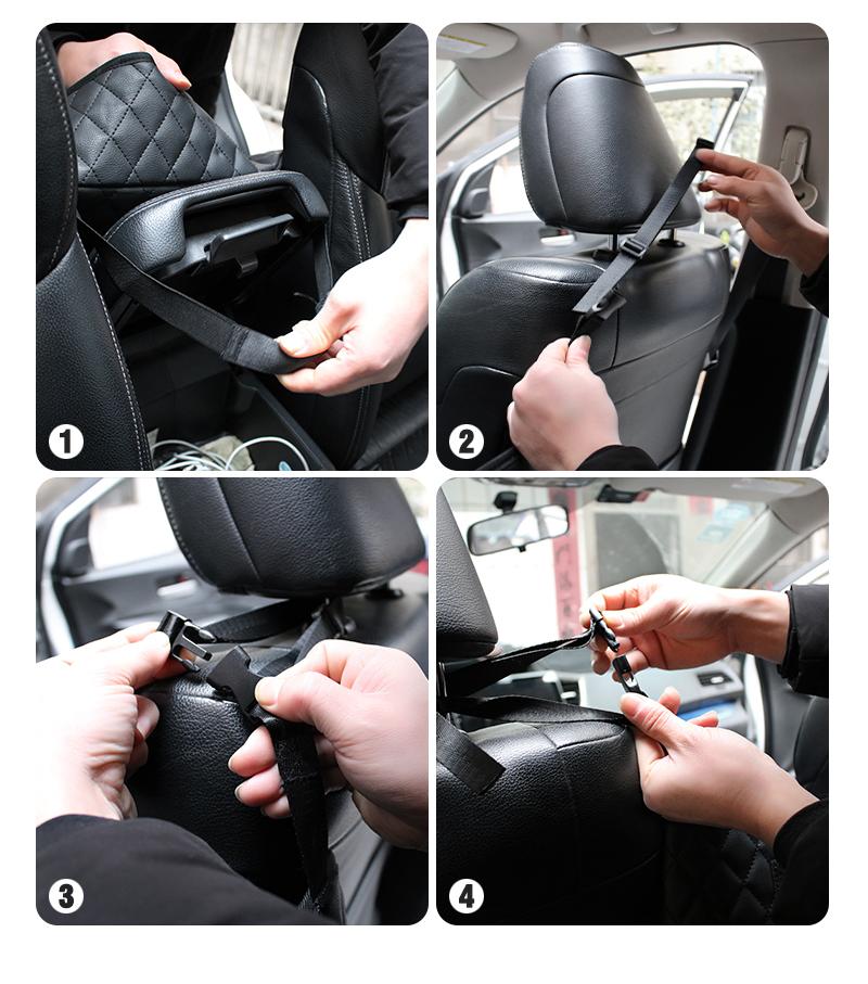AAAJU1 Car Seat Backrest Storage Stowing Tidying Pocket For Honda Civic FIT Accord Prelude CRV 5th City CRZ CRX Jazz HRV Pilot Odyssey