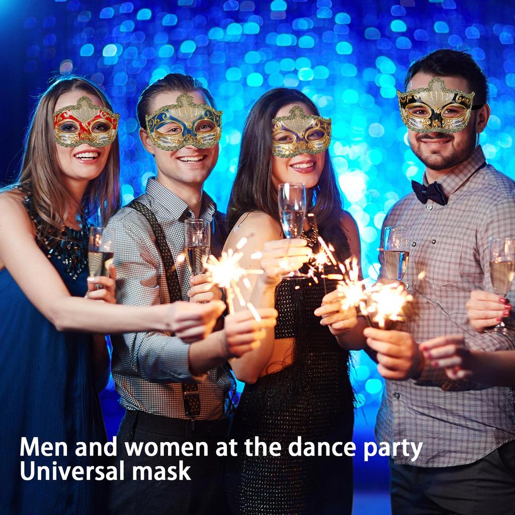 Ball Party Mask - Unisex Masquerade Prop & Carnival Decoration