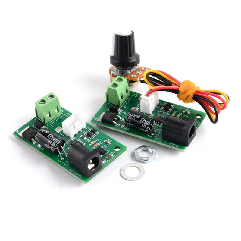 

Multiple Voltages Motor Speed Regulator DC6V 12V 24V PWM Control 3A Output Overloaded Protections 1