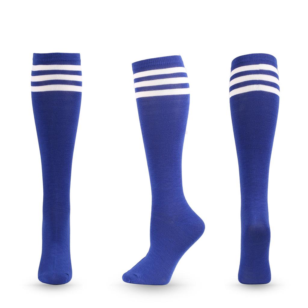 Unisex Compression Socks Football Socks Non-Slip Long Tube Knee High Stockings Socks Striped Soccer Socks Running Sports Socks