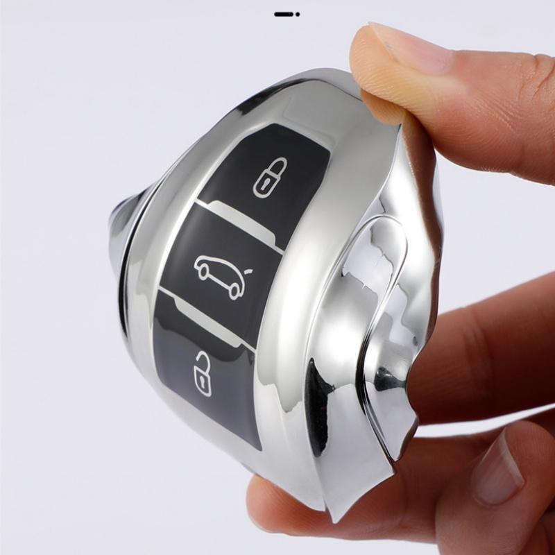 Luxury Car Key Case Cover For Peugeot 2008 3008 4008 5008 308 408 508 Keychain