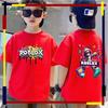 Brand new cool and stylish Roblox printed men's and women's round neck top