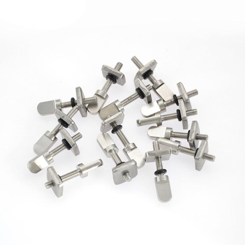2pcs Surfboard Tail Fin Screw 316 Stainless Steel Plug-in Hand-tightening Fixture Sup Surfboard Fin