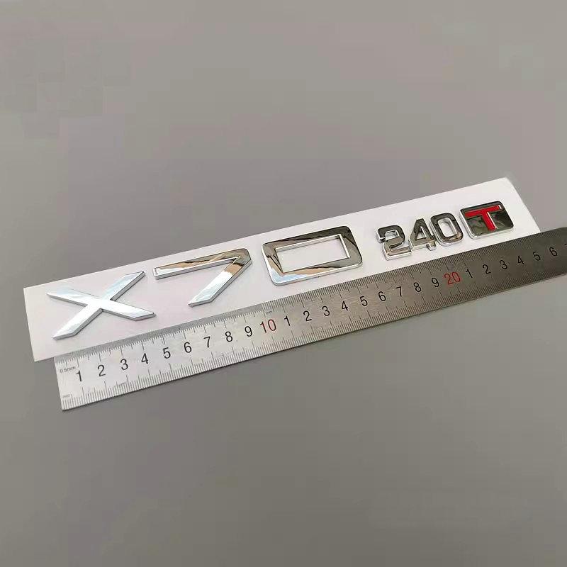 Apply to Chery JRTOUR X70 240T Front grille logo Trunk label Tailgate lettering
