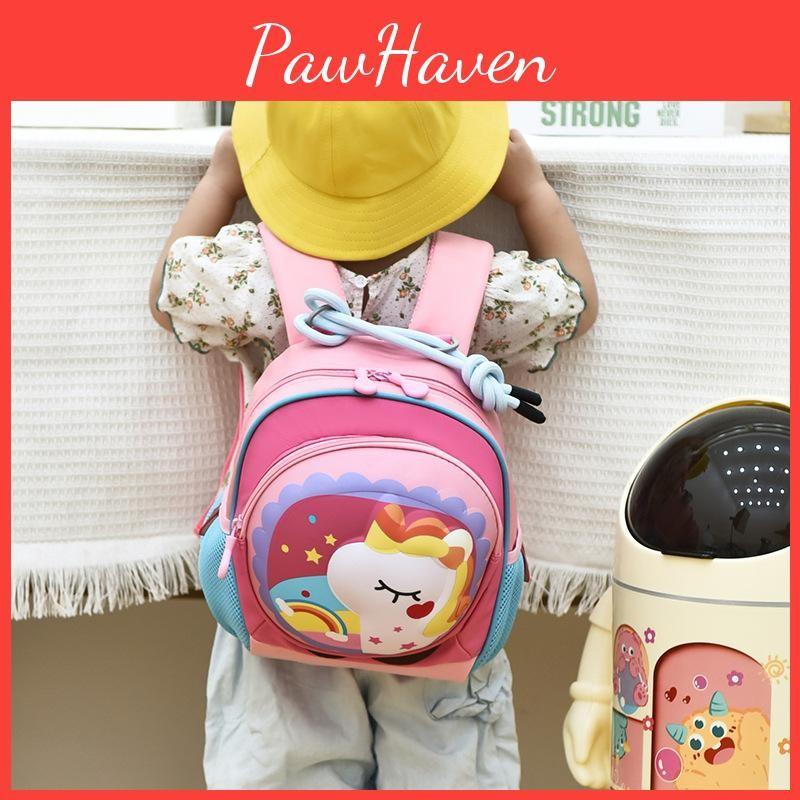 Pattern Horse Dinosaur Kids Backpack With Lightweight Schoolbag Cute Bag Gift