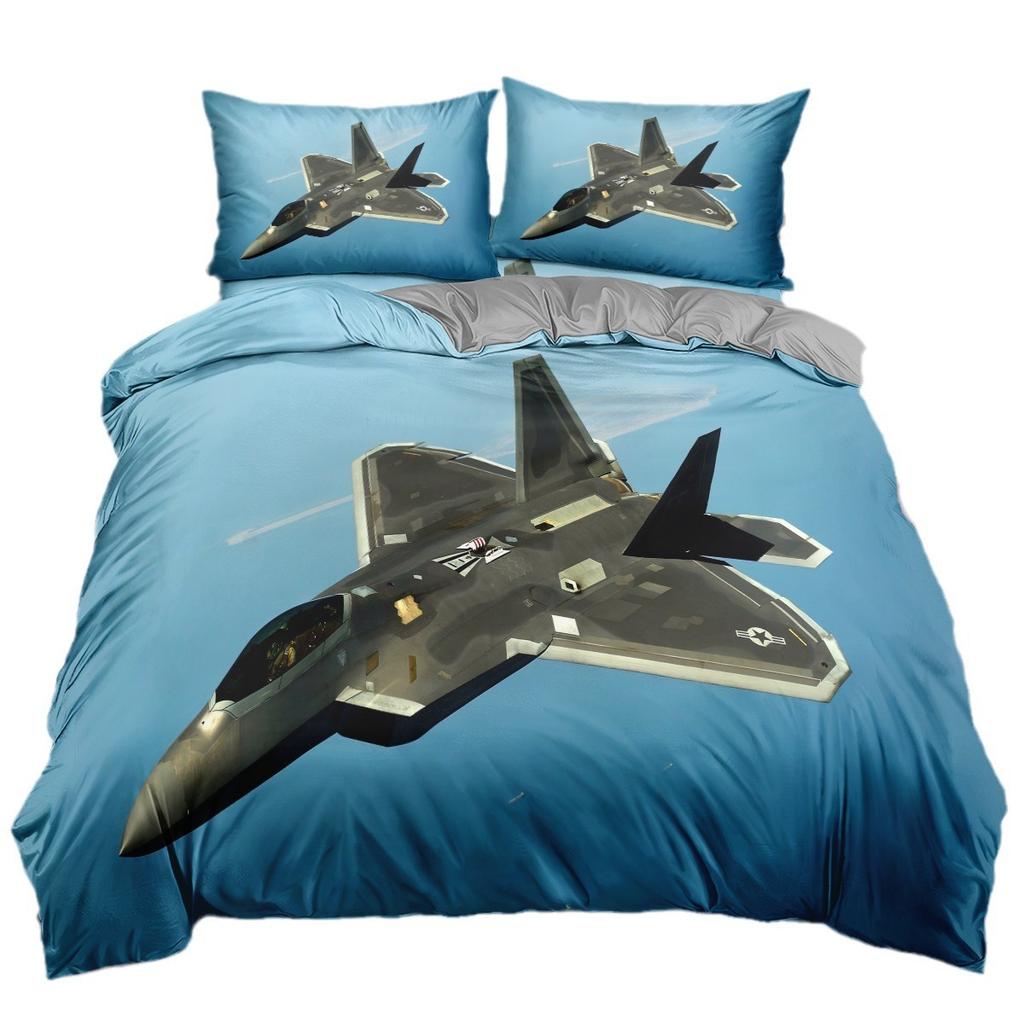 Fighter Bedding Three-Piece 90-120G Sanded Cloth 3D Digital Printing, Available