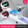 LED Luminous Waterfall Bathroom Faucet