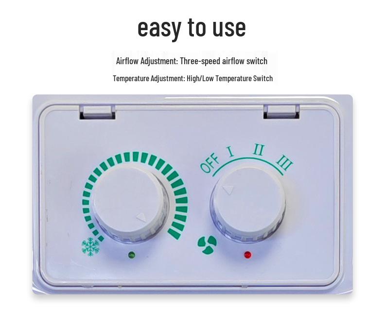 Aparat de aer condiționat de perete 12/24V DC pentru camioane, combine, tractoare și vehicule