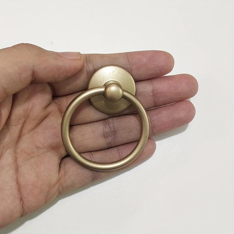 

2PCS Antique Drawer Furniture Shell Handle Cabinet Cabinet Door Handle Round Alloy Ring Handle