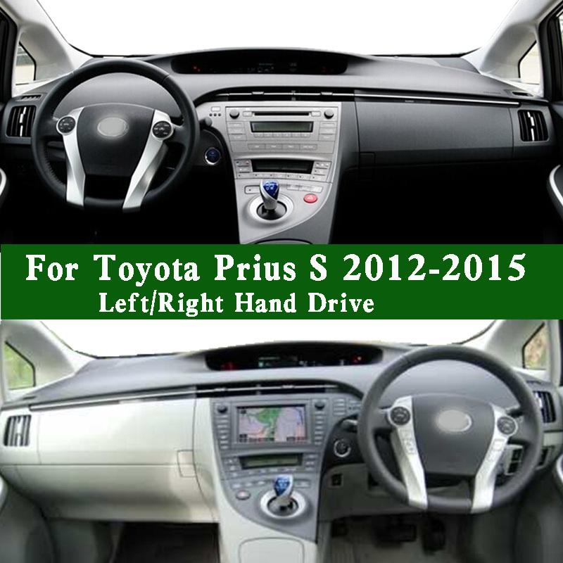 Für Toyota Prius S XW30 30er Serie ZVW30 W35 2012 2013 2014 2015 Armaturenbrettabdeckung Dashmat Armaturenbrett-Abdeckmatte Dash Mat Schmutzabweisendes Zierteil