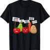 Funny Vegan Vegetables Fruits Protesting Against Vegans T Shirt