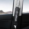 1/2Pcs Car Seat Belt Shoulder Carbon Fiber Protector Pads For Lexus NX IS 250 RX GS UX RX300 RX350 CT200H GX460 ES LX Fsport GX
